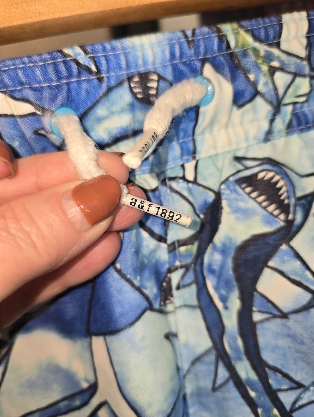 Abercrombie Kids Boys Swim Trunks Bundle Beach Shark Blue Shorts Lot Size 7/8